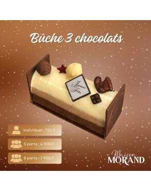 Buche 3 Chocolats 8P